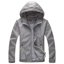 PLT3 Для мужчин отражающие куртка быстросохнущая пальто солнцезащитный крем Водонепроницаемый ультра-легкий тонкая верхняя одежда ветровка