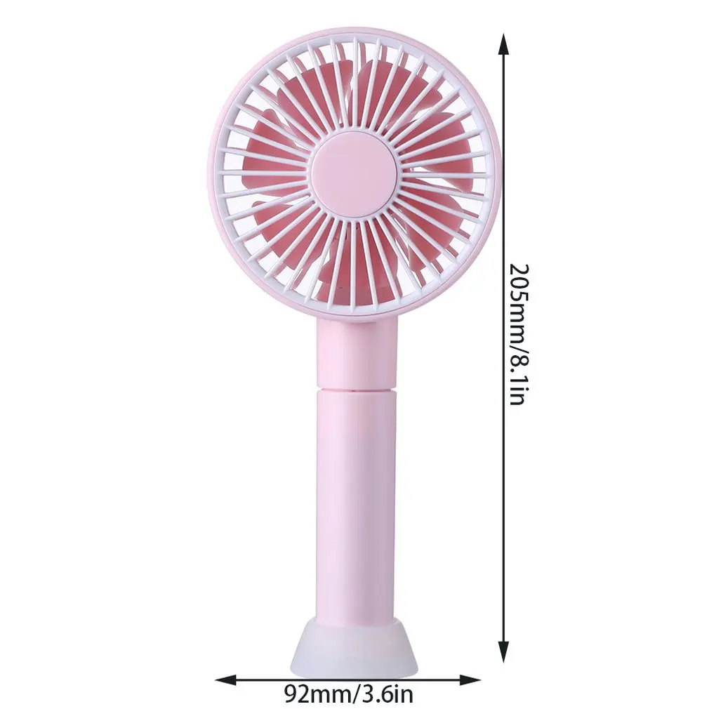 Портативный ручной вентилятор с перезаряжаемой встроенной батареей Usb порт дизайн удобный мини вентилятор для умного дома