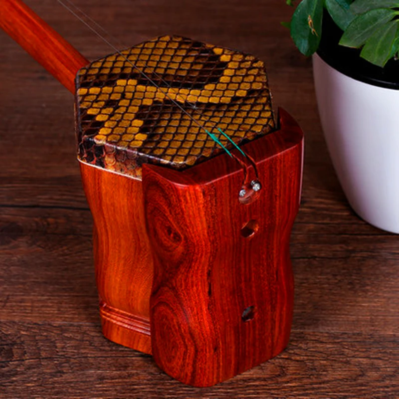 Китайский народный струнный инструмент Erhu Huqin Strik Muziek красные сандалии