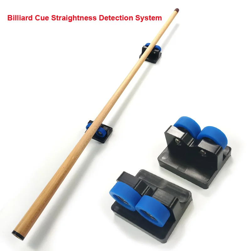 

xmlivet 2018 Professional Pool Billiard Cue Straightness Detection System Black Snooker cue stick straight detective tools
