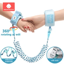 Детские светящиеся ремни безопасности с защитой от потери на запястье, ремень для младенцев, регулируемая уличная прогулочная веревка, детский поводок с защитой от потери