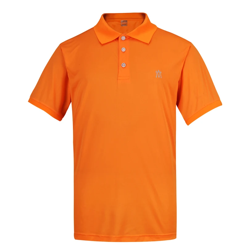 Lesmart Men's Quick Dry Cool Polo Shirt Short sleeve Casual Jerseys Slim Fit Solid Tops Tees-in 