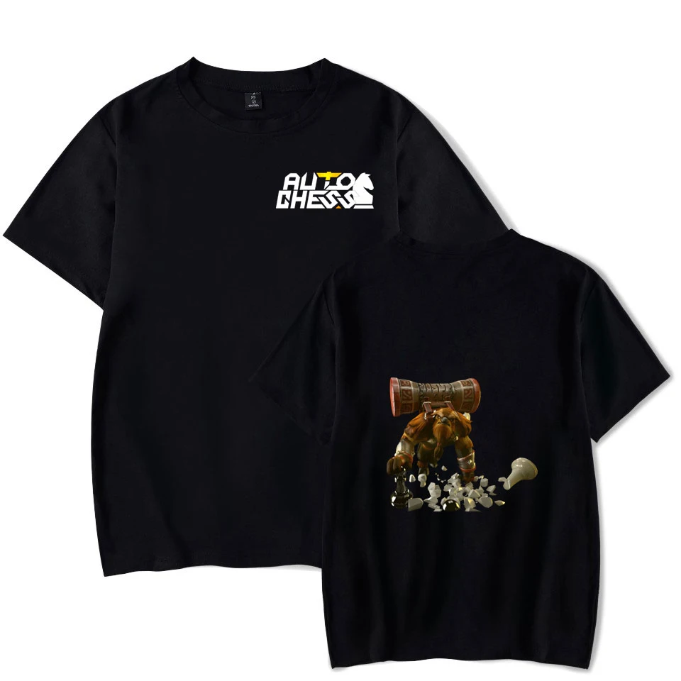  Game Dota AUTOCHESS t shirts Summer cotton Comfortable Tops Leisure Game Auto chess tshirt Men/Wome