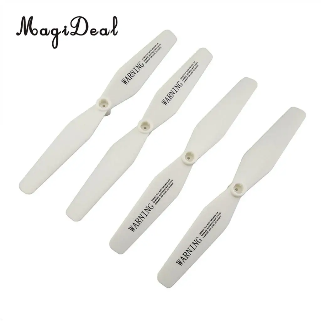 MagiDeal 4Pcs RC Quadcopter Parts Propeller Prop for VISUO XS809 XS809W XS809HW 8807 RC Helicopter Model Protective Protector