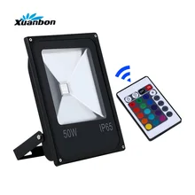 RGB Водонепроницаемый светодиодный наружный прожектор 10 Вт 20 Вт 30 Вт 50 Вт прожектор наружное ландшафтное освещение для улицы сада AC110V 220 В