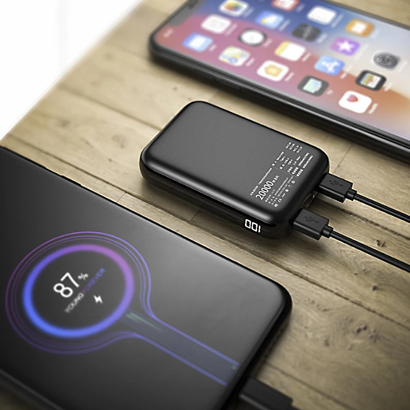 Usb type C power Bank 10000mAh mi ni Pover Bank портативное зарядное устройство Внешний аккумулятор power bank быстрое зарядное устройство для Xiaomi mi 9 iPhone X