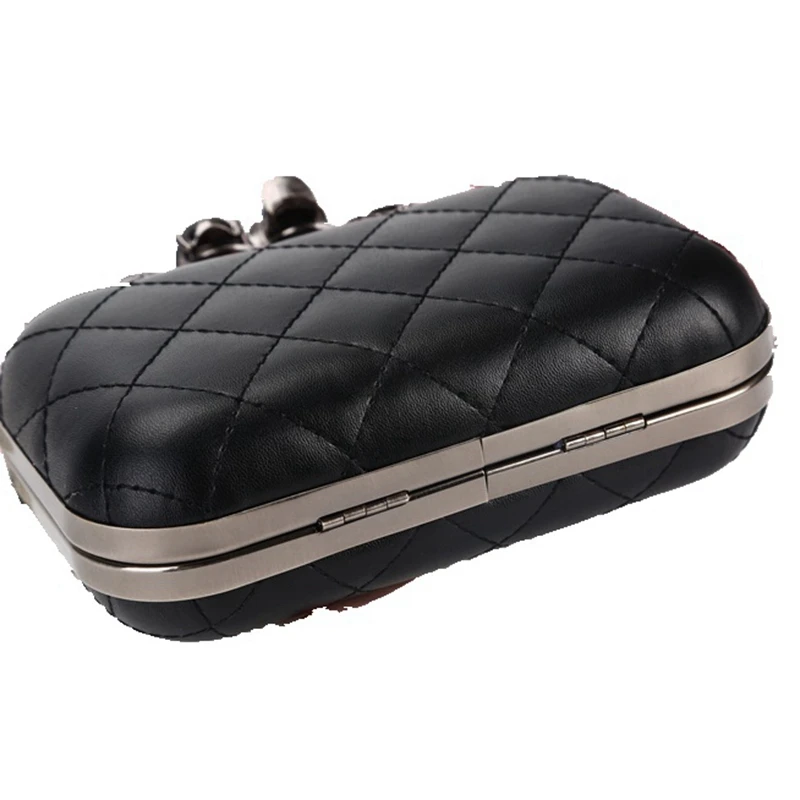 ANOVISHANA New Arrival Skull Purse Knuckle Ring Handbags Women Skull Clutch Evening Bag Shoulder Chain Cluthes Bolsas Femininas ANOVISHANA New Arrival Skull Purse Knuckle Ring Handbags Women Skull Clutch Evening Bag Shoulder Chain Cluthes Bolsas Femininas
