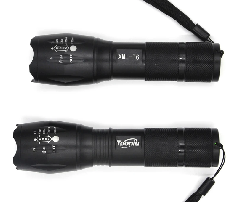 Большая Акция Ultra Bright CREE xm-l T6 светодиодный фонарик 5 режимов 4000 люмен Масштабируемые светодиодный фонарик 18650 Батарея+ Зарядное устройство+ клип