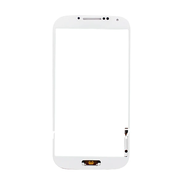 5pcs /lot White Touch Screen Outer Glass front lens with sensor flex cable +adhesive for Samsung Galaxy S4 i9500 | Мобильные