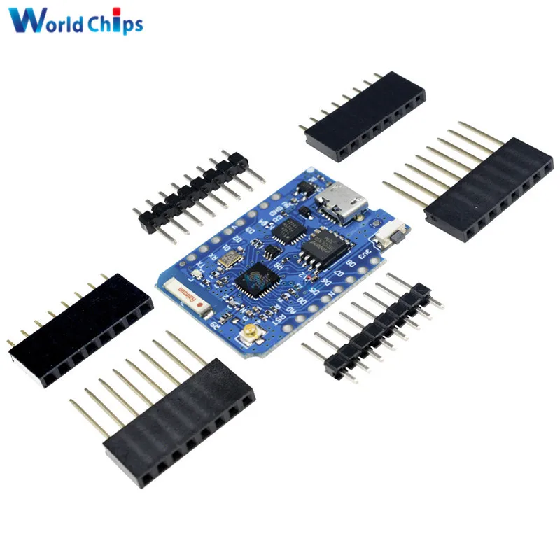 Для WEMOS D1 Mini Pro 16 м байт внешняя антенна разъем NodeMCU ESP8266 ESP-8266EX CP2104 wifi макетная плата Micro USB