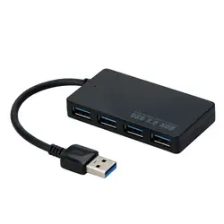 Новый USB 3,0 хаб 4 Порты и разъёмы USB HUB USB разветвитель Мощность адаптер 5 Гбит для iMac НОУТБУК аксессуары в узловой USB 3,0