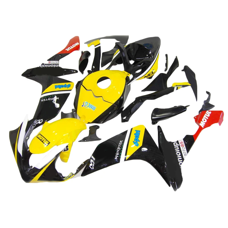 

Fairings kit for YAMAHA R1  2007 2008 YZF-R1  07 08 yellow 7 gifts high quality injection fairing kit QW31
