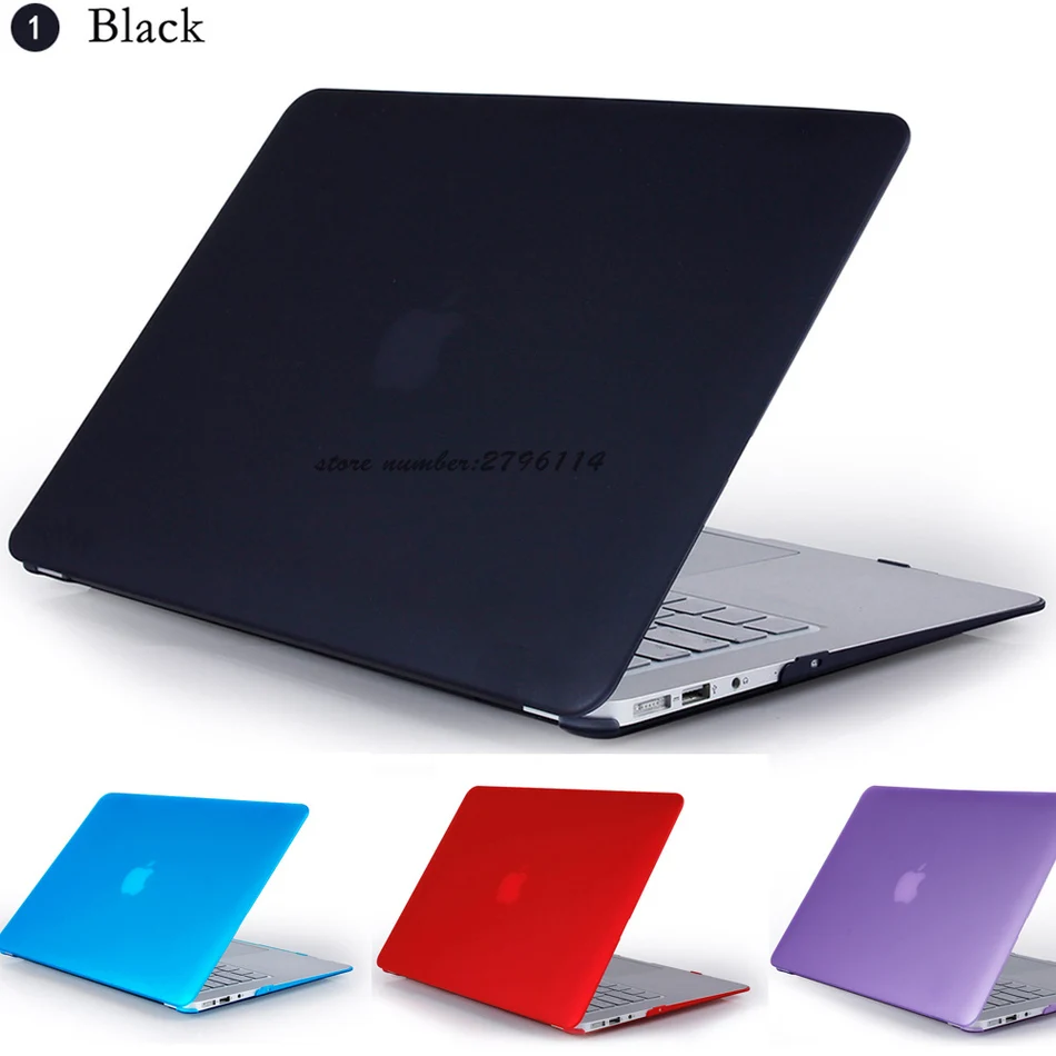 NEW Matte Case For Apple macbook Air Pro Retina 11.6 12 13.3 15.4 inch Protector For Mac book air 13 case cover laptop bag case