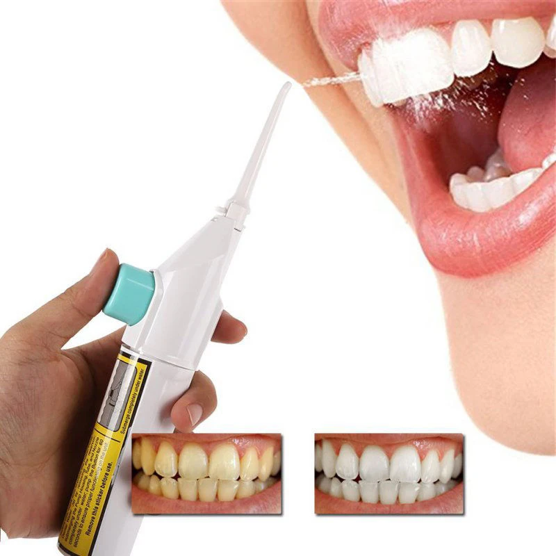 

Oral Irrigator Dental Water Jet Floss Pick Teeth Cleaning Flusher Air Powered