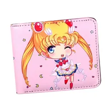 Новое поступление аниме розовый милый кошелек Сейлор Мун женский кошелек