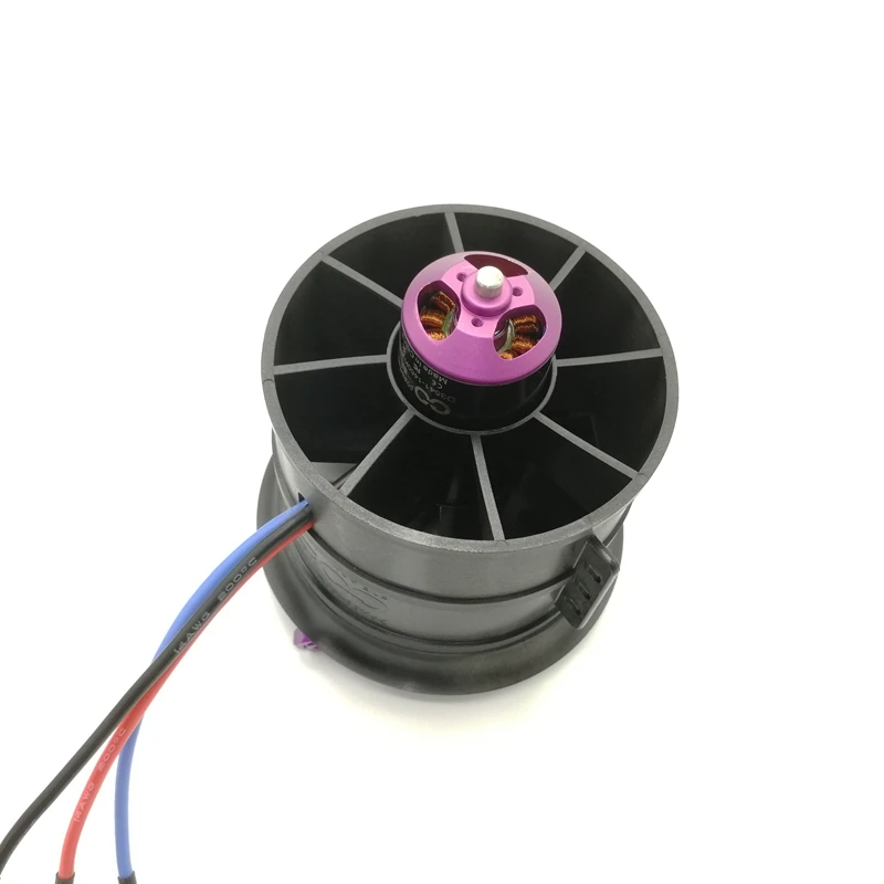 Powerfun 90 мм EDF 6S 8S 1100/1450kv Ducted Fan W/ Motor + 12 Blade Propeller Engine Set Fr FPV RC Model Duct Aircraft D3541 Motor|Детали и
