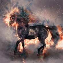 Стразы, алмазная вышивка в виде единорога, фотографии на заказ, алмазная картина в виде Мандалы На Заказ, подарки для детей