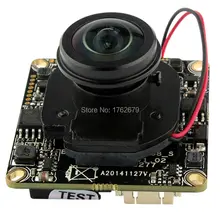 1080 P МПК доска Sony IMX222 2MP Панорамный широкоугольный IP камера Основной плате модуля с 180 градусов рыбий глаз объектив ик-переключатель
