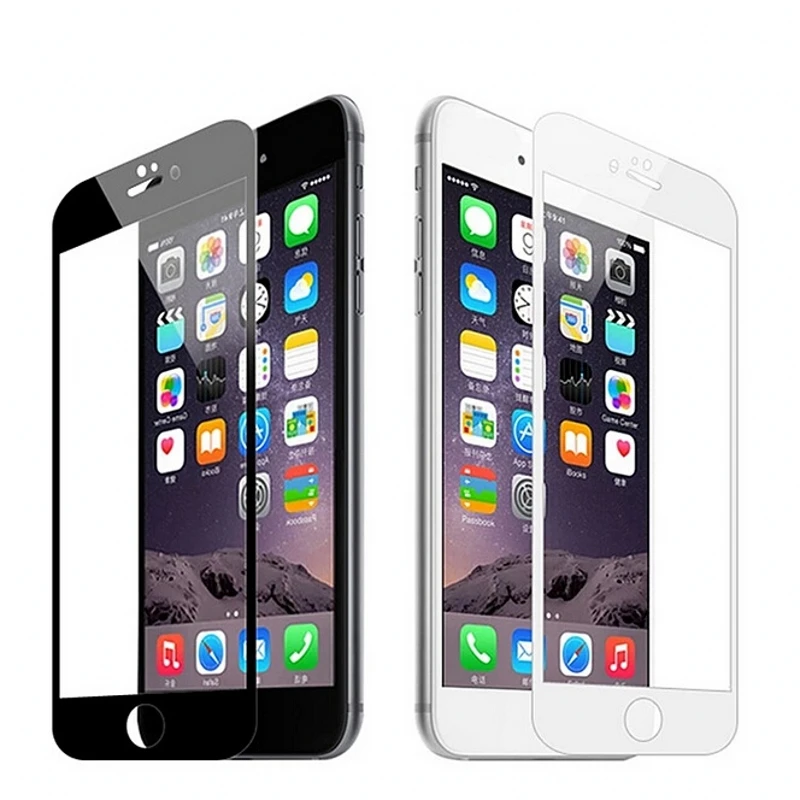 Изогнутое закаленное стекло с полным покрытием экрана для Iphone 11 Pro Max XS XR X 6 6S 7 8 Plus