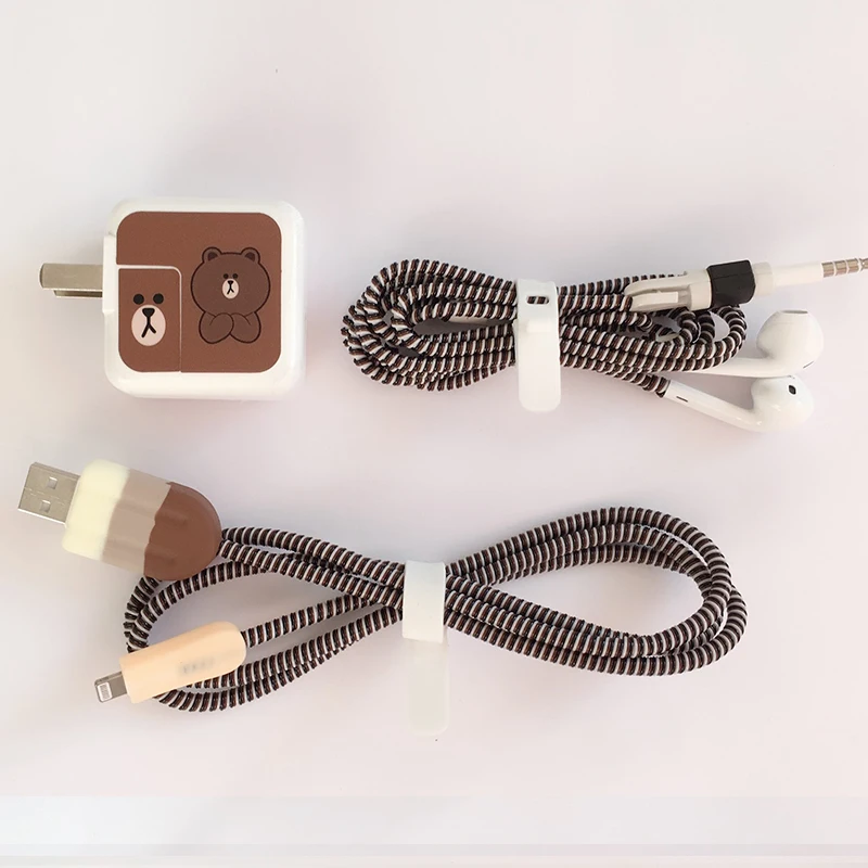 2018 новый кабель для сматывания данных с героями мультфильмов USB передачи набор