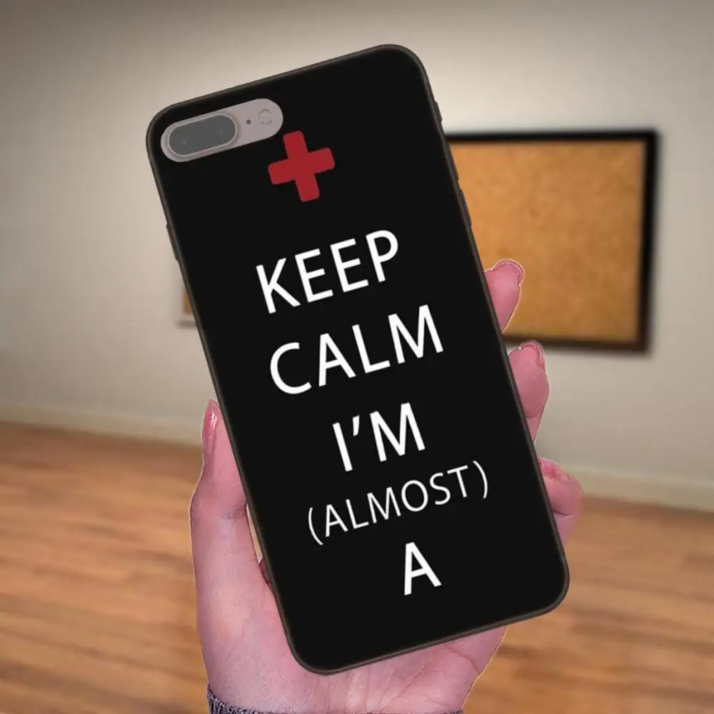 Keep Calm I'm A Nurse работа для Huawei nova 2 Plus 2S 3i 4 4e Y3 Y5 II Y6 Y7 Y9 Lite Prime 2017 2018 2019|Чехлы-накладки| |