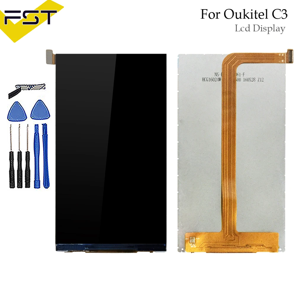 

100% Tested For Oukitel C3 LCD Screen Display Spare Parts For C3 Screen LCD Spare Parts+Tools