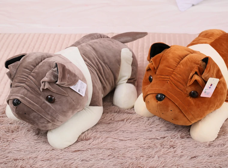 

2PC/LOT Hot Kawaii Shar Pei dog Plush Toys Stuffed Animals Fluffy Shar Pei dog Dolls Soft Kids Gift Toys