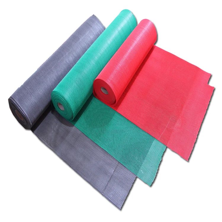 Cutout slip resistant mats mesh mats plastic pvc wear resistantin Bath