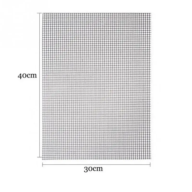 3 стиля, высокое качество, тефлон, PTFE, барбекю, гриль, Сменная сетка, проволочная сетка, практичные аксессуары для приготовления пищи на открытом воздухе - Цвет: Square 30x40cm