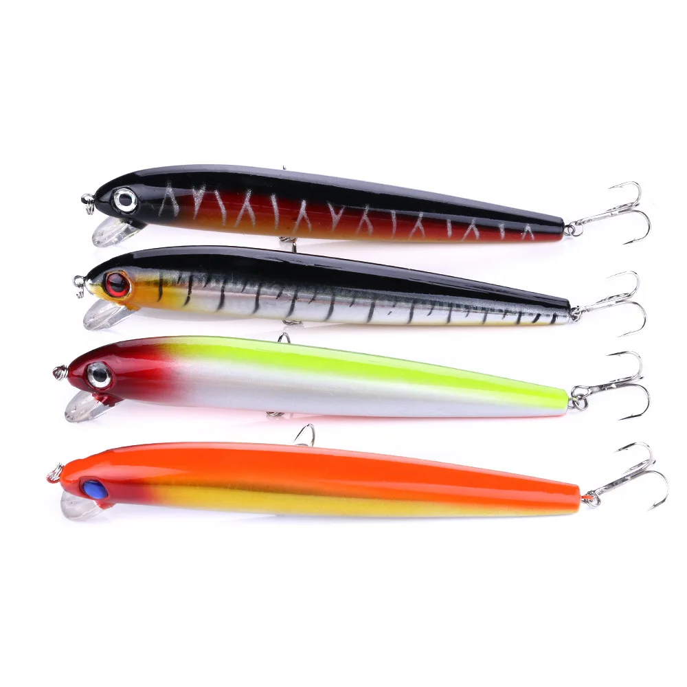  VISSEN 2PCS 17.5cm 27g Fishing Lure in Bait Deep Swim Hard Bait Fish Tackle Float Minnow Fishing Wo