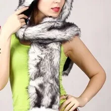 Уха шапка Хаски животных Hat Осенне-зимняя обувь Cap Для мужчин и горе Для мужчин