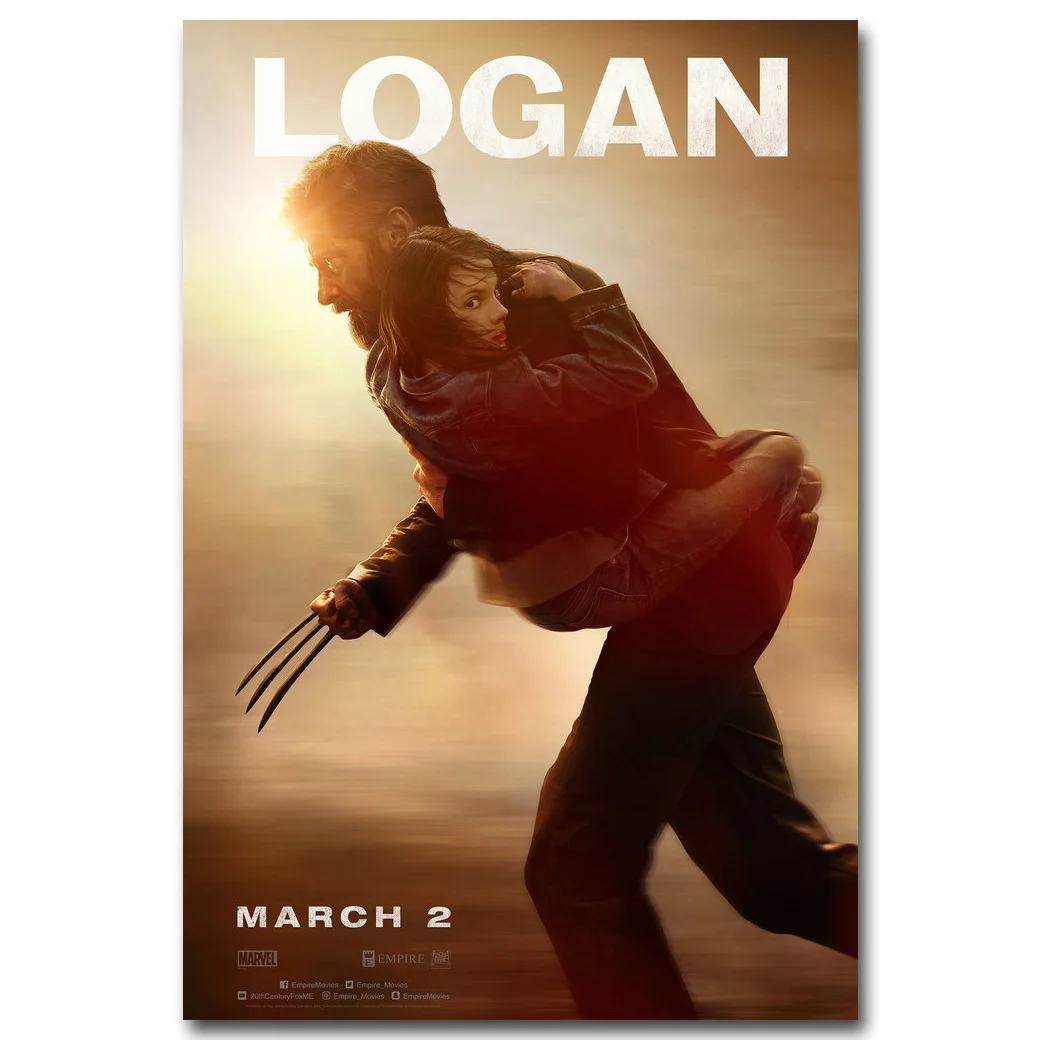 Logan Art Шелковый тканевый постер с принтом 13x20 24x36 дюймов Кино картина для гостиной