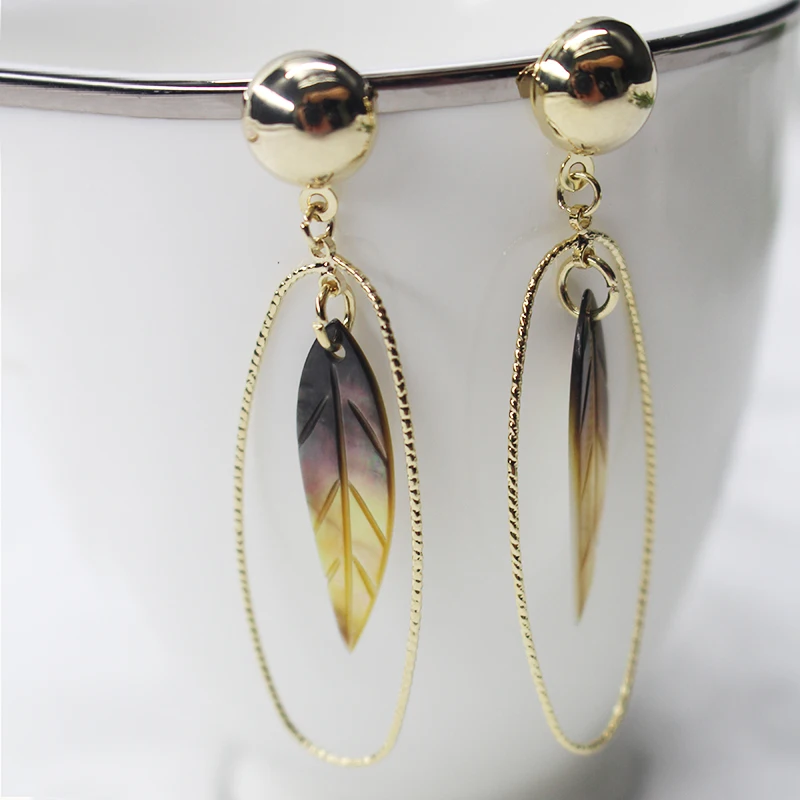 Piercing fashion women's earrings 2019 hanging earrings resin earrings jewelry unique pendant women gift