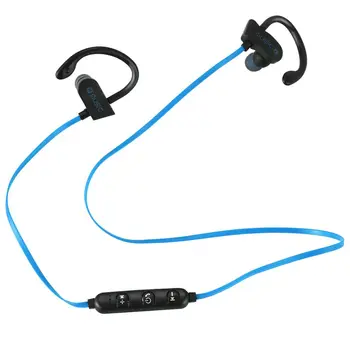 

Wireless Bluetooth 4.1 Sweatproof Sport Gym Headset Stereo Headphone Earphone blue