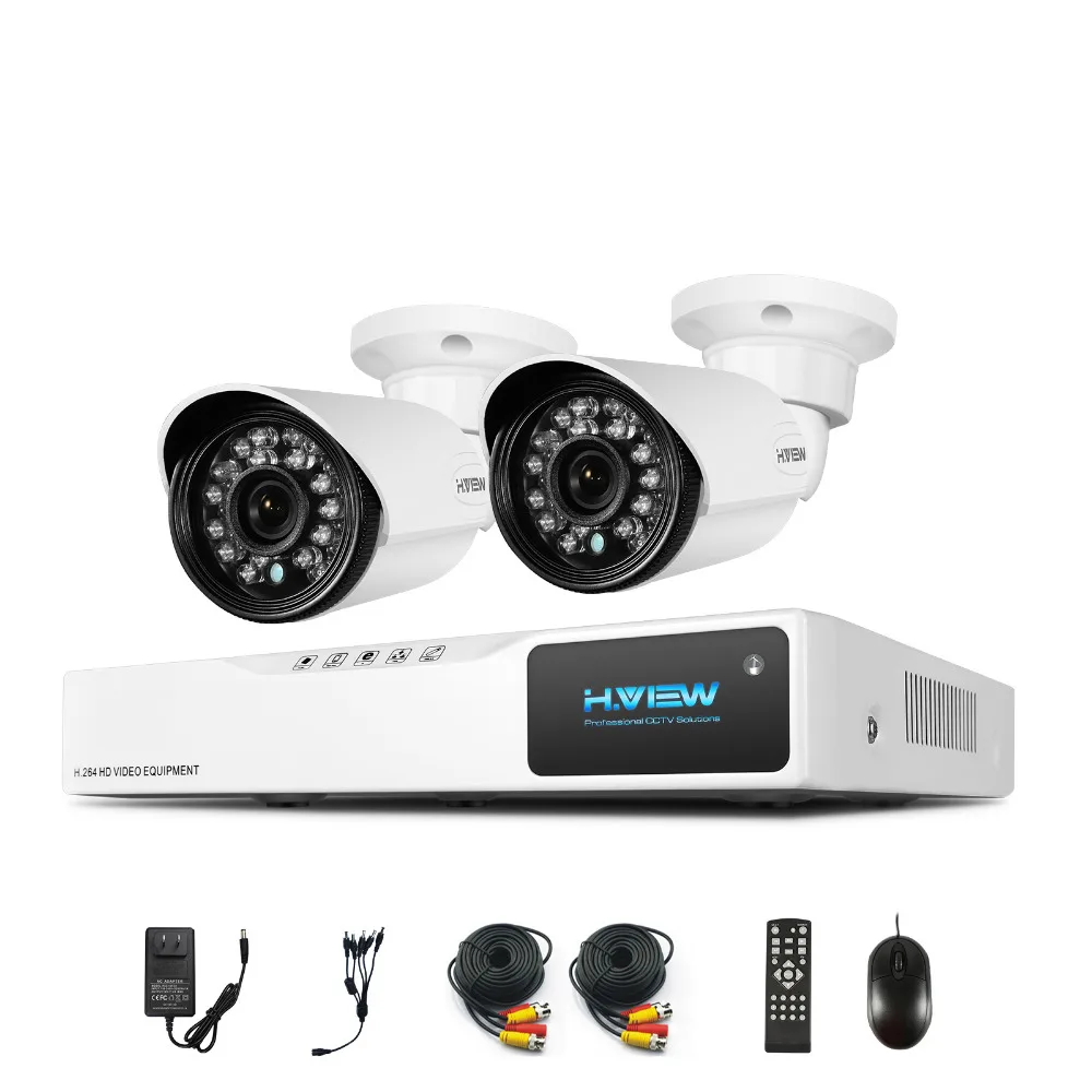 Hotting 4CH 720P HD NVR Kit 4PCS 1.0mp AHD Outdoor CCTV Camera  ONVIF IR Security CCTV System Kits alarm systems security home