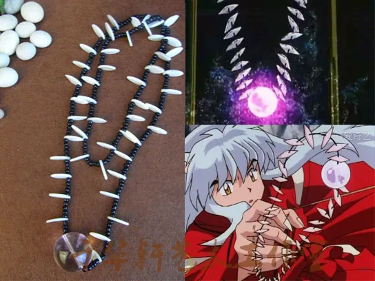 Аниме Inuyasha Kikyou Moneca Stori драгоценность четырех душ ожерелье ручной работы