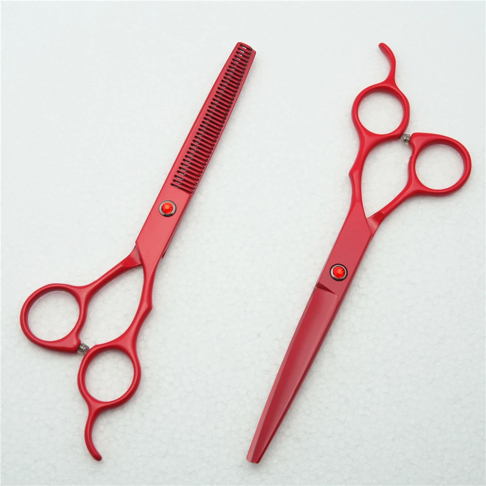 2Pcs 1007C 6 5 Customized Brand Hairdressing Scissors Japan 440C
