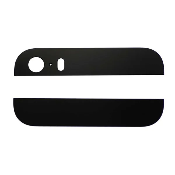 5 шт./лот) черный/белый сзади сверху снизу Стекло крышка объектива для iPhone 5S