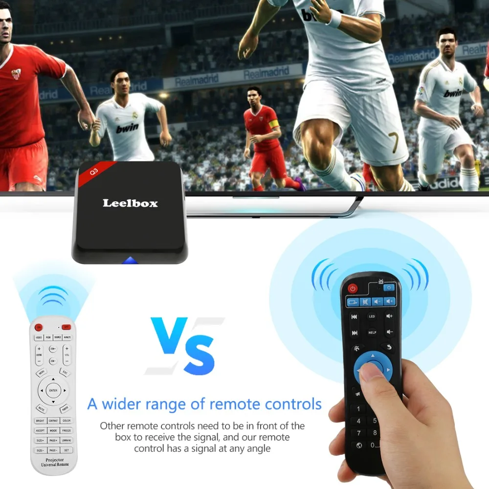 Leelbox Q3 Smart Android 7.1 TV Box 2G 16G Wifi BT 4.0 1000M Smart TV Box Support movie Media player Video Recording Set Top Box Leelbox Q3 Smart Android 7.1 TV Box 2G 16G Wifi BT 4.0 1000M Smart TV Box Support movie Media player Video Recording Set Top Box