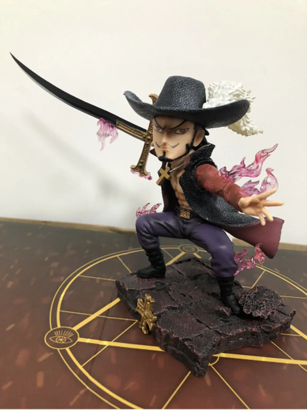Аниме One Piece Dracule Mihawk GK фигурка ПВХ Brinquedos Juguetes Figma кукла Зоро Джокер подарок горячие