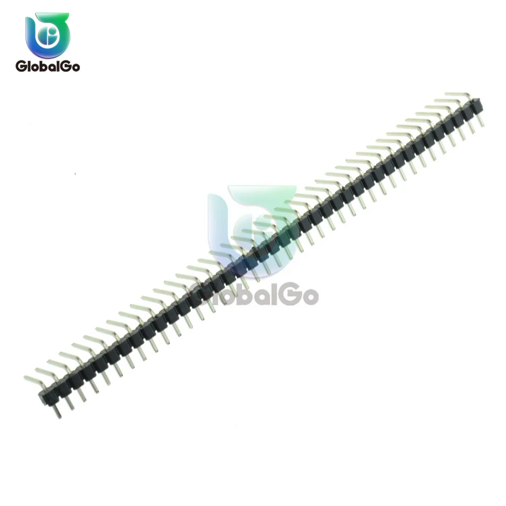 5pcs/Lot 1X40pin Single Row Straight Male PIN Head 2.54MM Pitch Strip Connector Socket 40p 40PIN 40 PIN For PCB Board Arduino