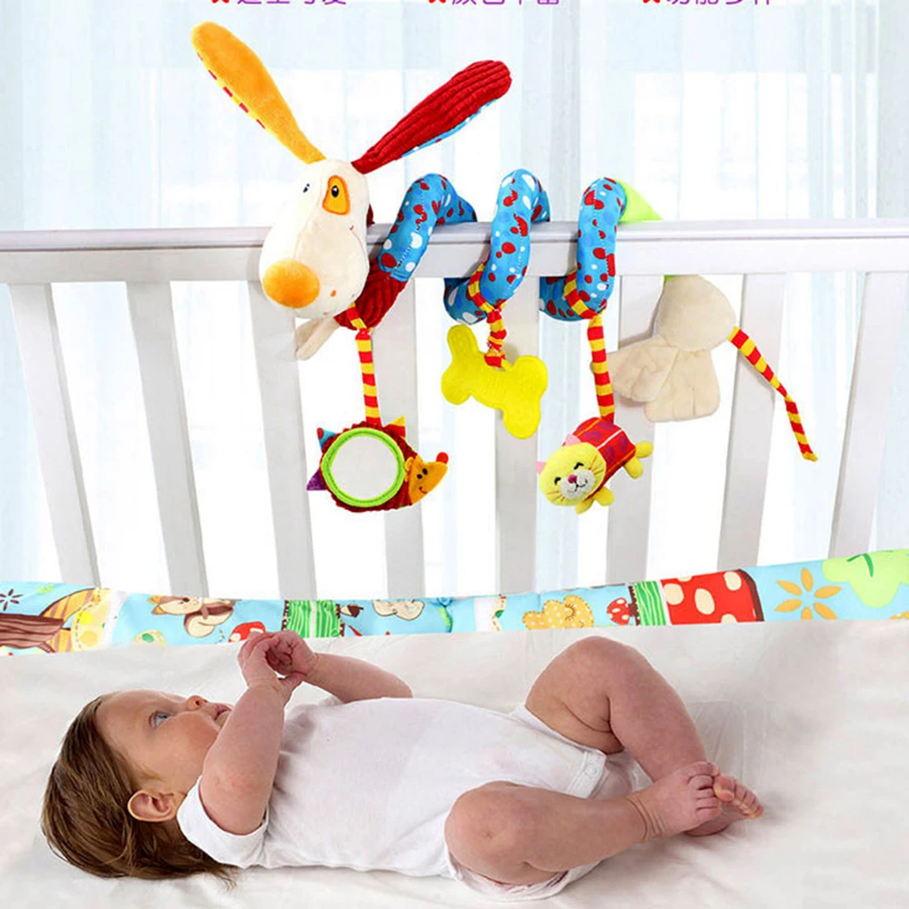 Cute Baby 0 12 Month Toys Stroller/Bed/Cot Crib Hanging infant baby