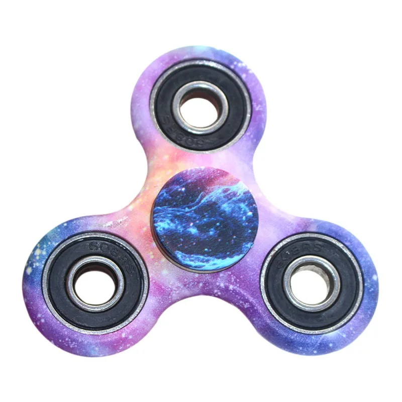 

New 2017 ABS Children Toy EDC Three Corner Hand Spinner For Autism and ADHD Anxiety Stress Relief Focus Toys Kids Gift