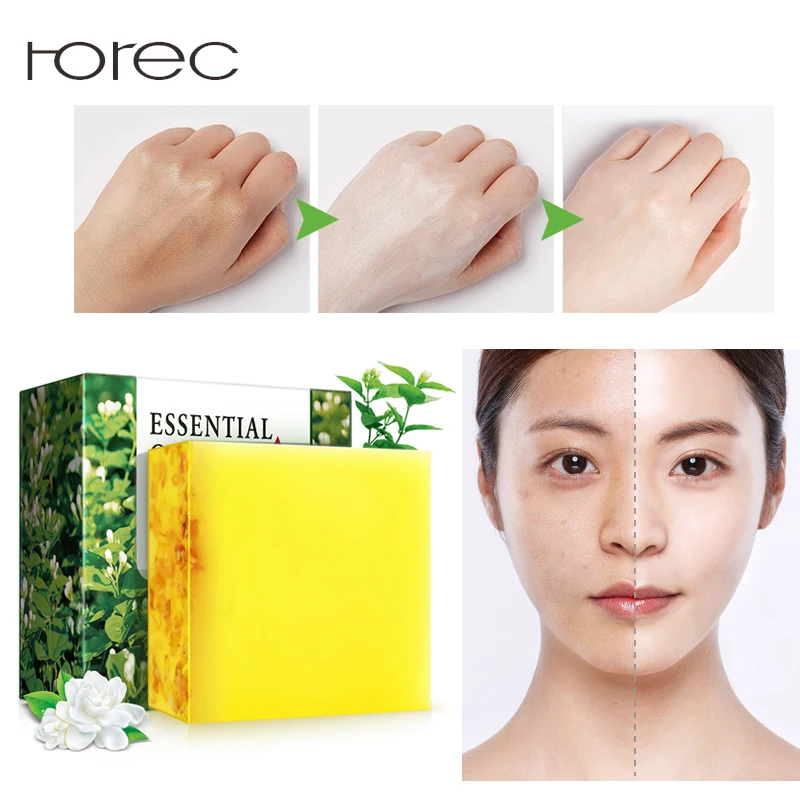 

ROREC Skin Care Handmade Soap Natural Essence Whitening Moisturizing Sunscreen Oil Soaps Body Care Remove Blackhead Skincare