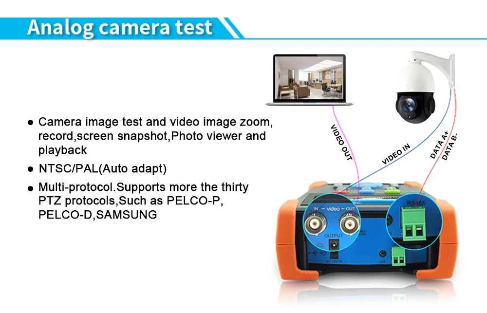 Новые 3,5 дюйма H.265 8MP IP Камера CCTV тестер 5MP монитор AHD тестер быстрого ONVIF TDR встроенный WI-FI PoE камера безопасности тестер