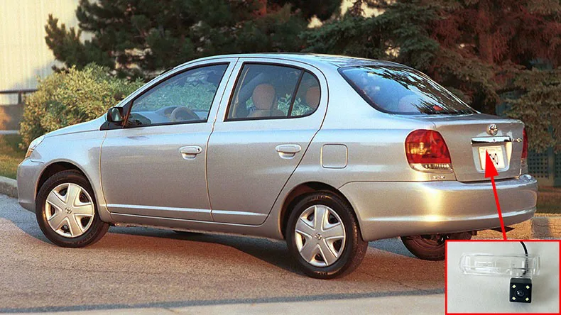 Камера заднего вида для Toyota Echo Sedan 1999~ 2005/провод RCA или беспроводной/HD широкоугольный объектив/CCD резервная камера ночного видения s