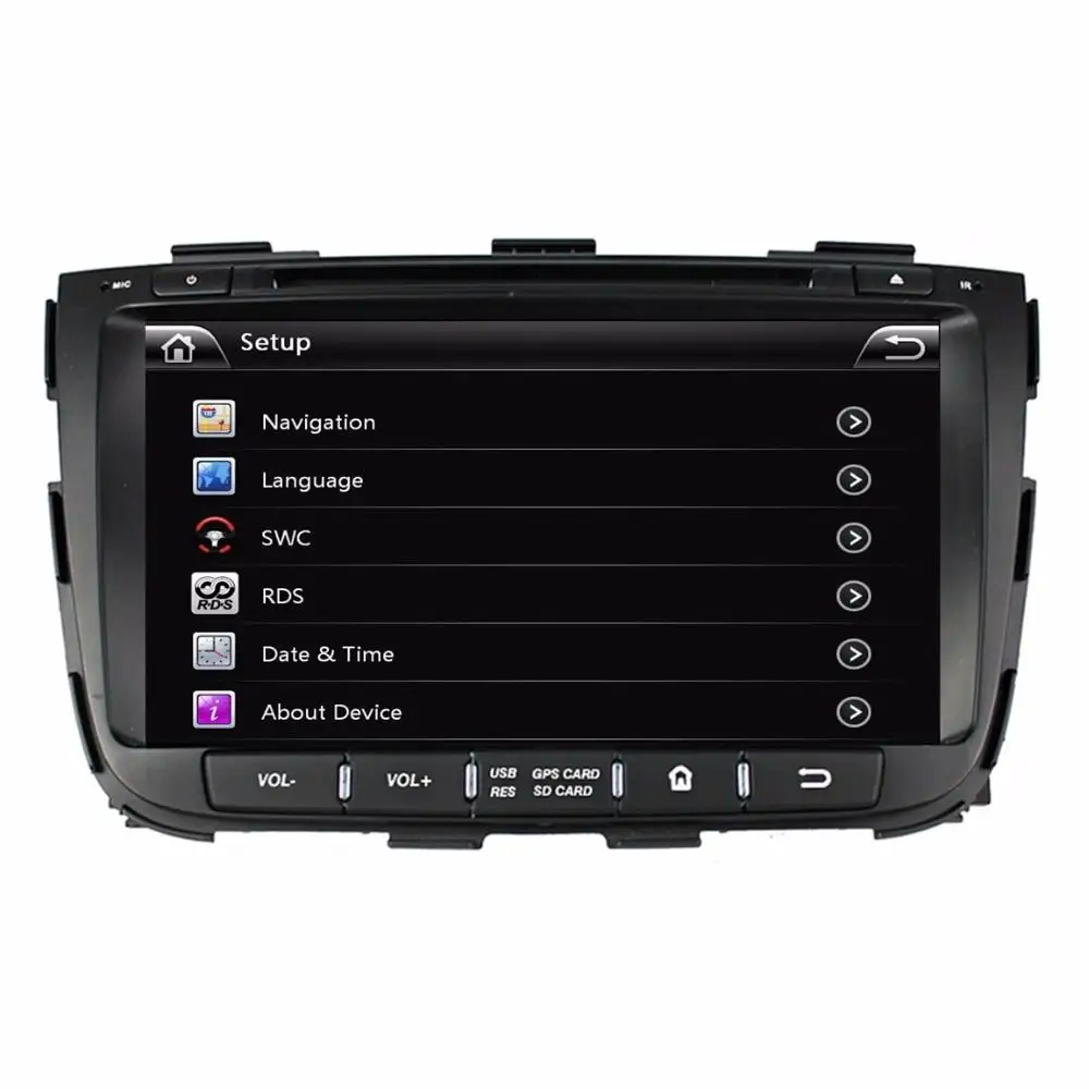 " in-dash автомобильный dvd-плеер с gps(опционально), аудио Радио стерео, USB/SD, AUX, BT/tv, Автомобильный мультимедийный головной убор для Kia SORENTO 2013