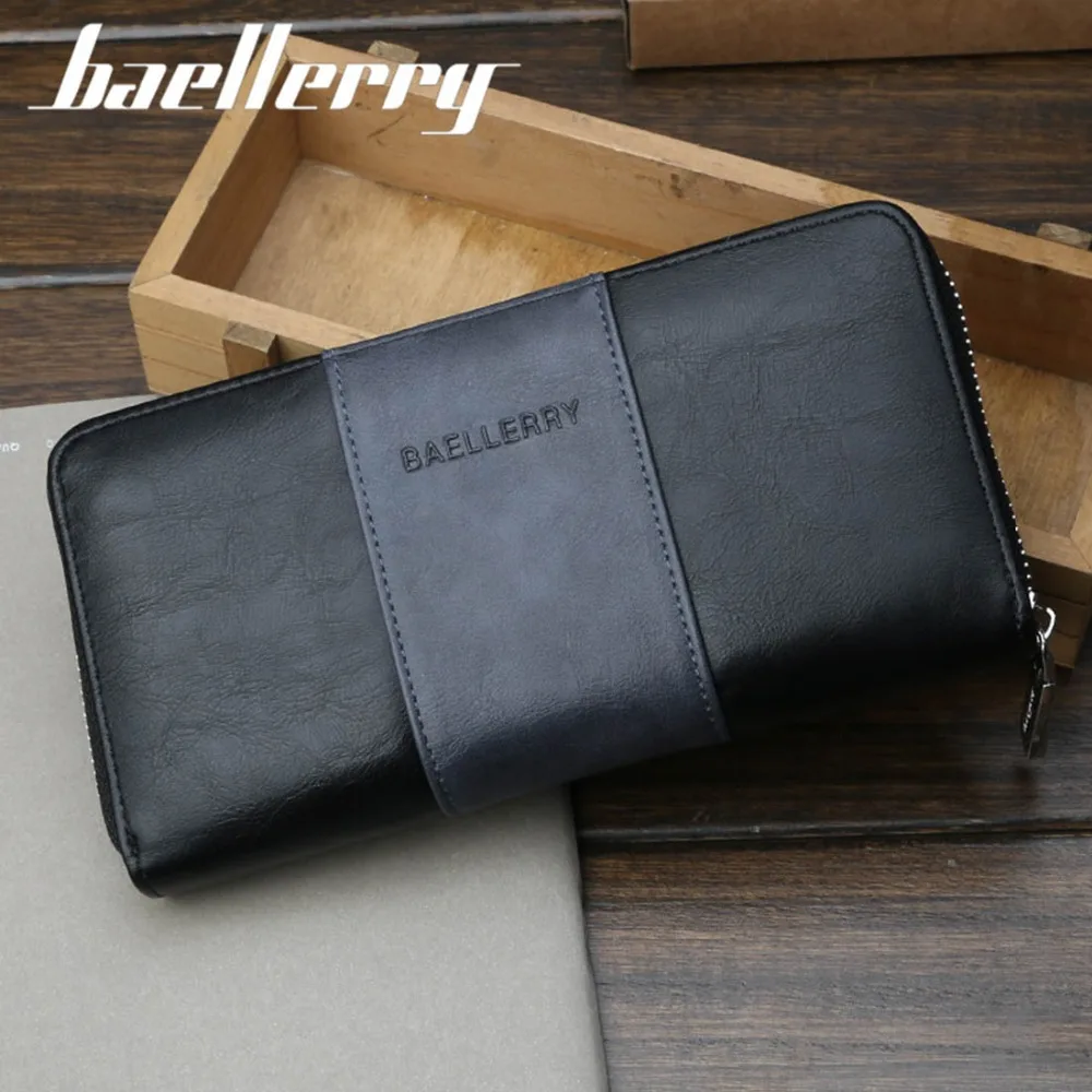 2019 Baellerry мужские длинные кошельки для карт 36 несколько держателей стильный