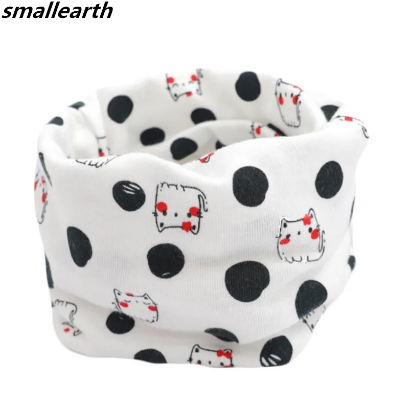 

Baby Cotton Scarf Cute Cartoon Children Warm Scarves Autumn Winter Kids Neckerchief Boys Girls O Ring Neck Collars Casual Scarf