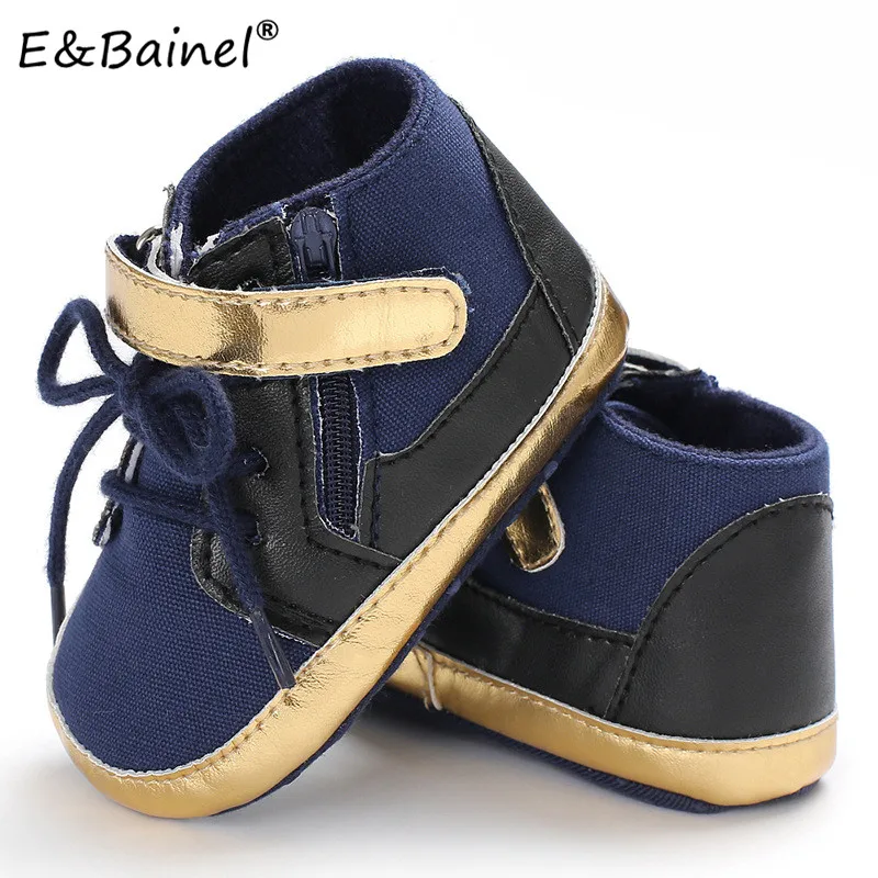 Canvas Newborn Baby Boy Shoes First Walkers Spring Autumn Baby Boy Soft